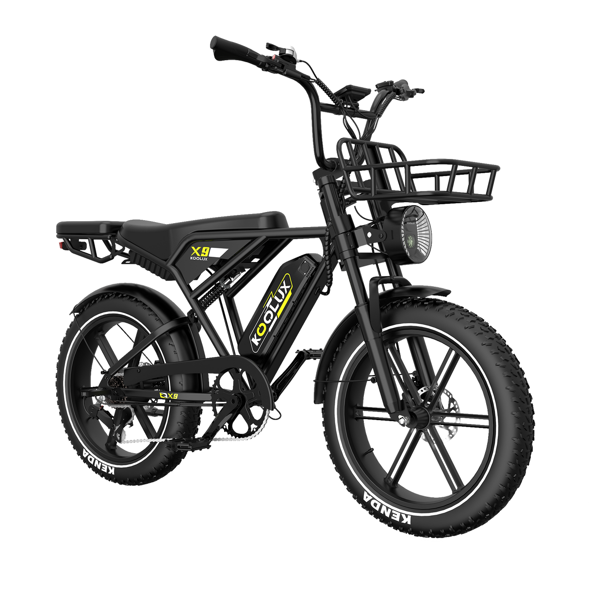 KOOLUX E-Bike X9 Kenda Tyre E-Bike, Lateral Image1