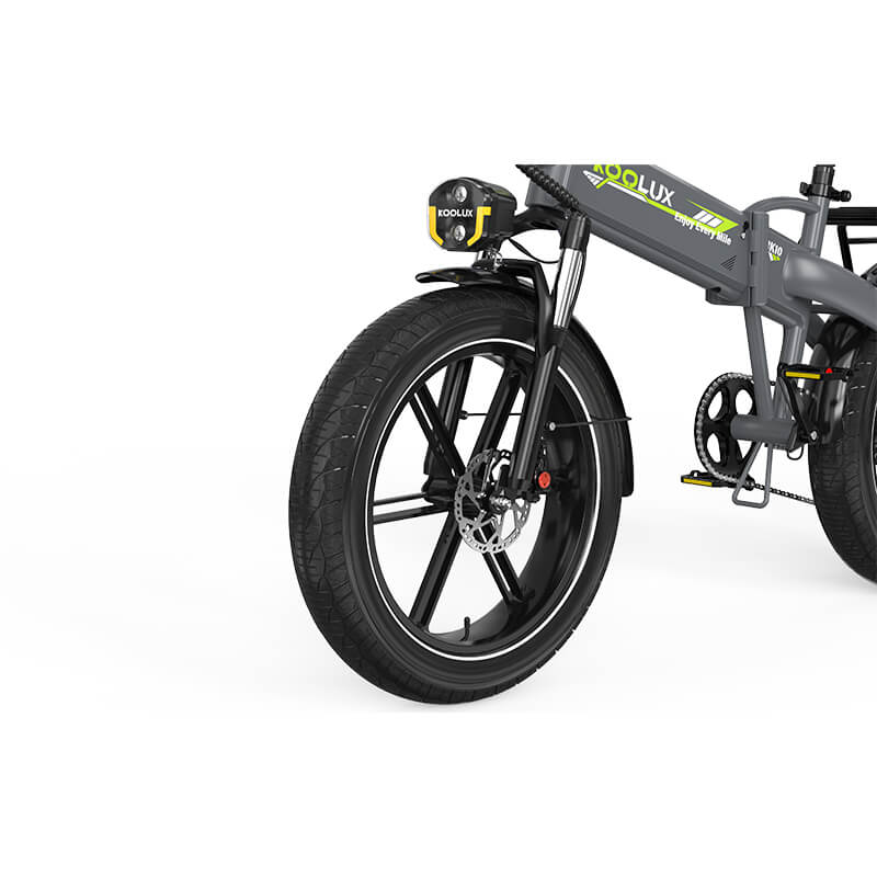 KOOLUX RK10 Bici Elettrica Pieghevole agli Ioni di Litio 48V 13Ah con NFC