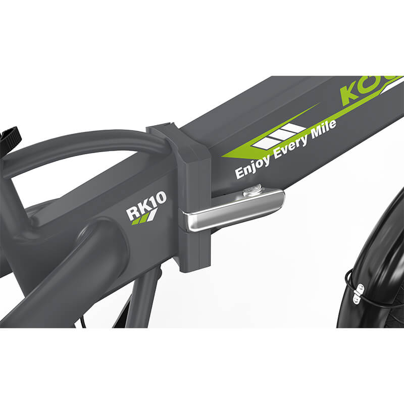 KOOLUX RK10 Bici Elettrica Pieghevole agli Ioni di Litio 48V 13Ah con NFC