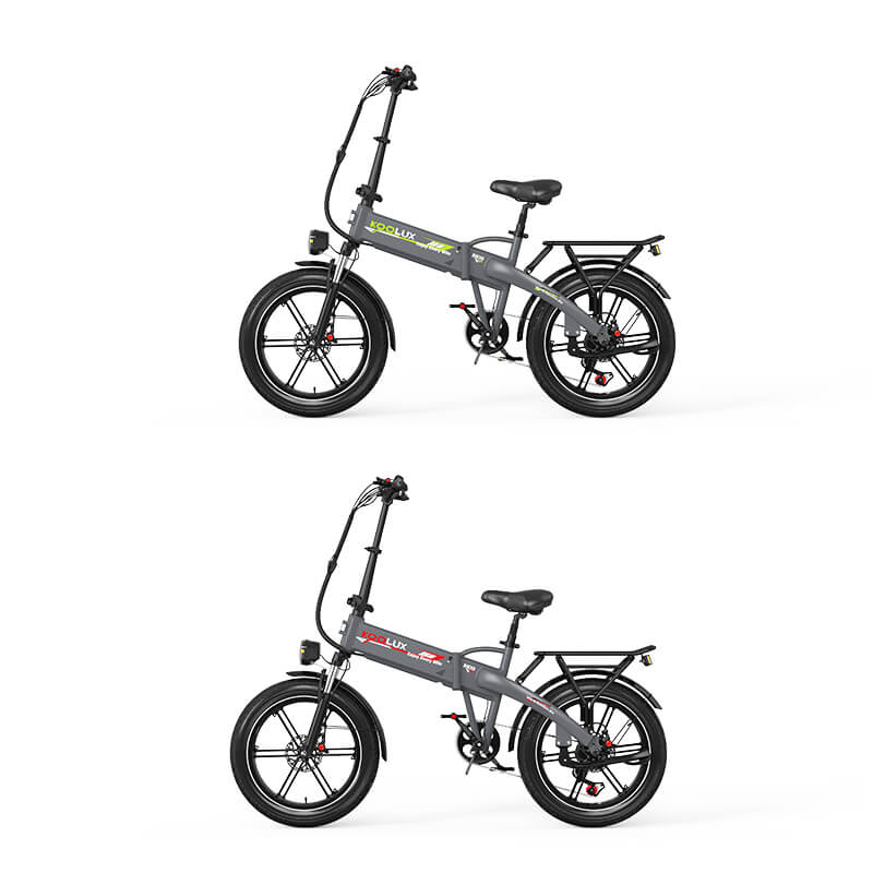 KOOLUX RK10 Bici Elettrica Pieghevole agli Ioni di Litio 48V 13Ah con NFC