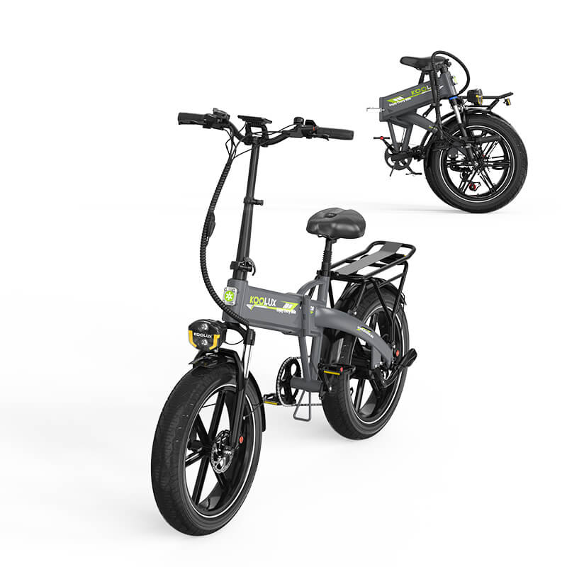 KOOLUX RK10 Bici Elettrica Pieghevole agli Ioni di Litio 48V 13Ah con NFC