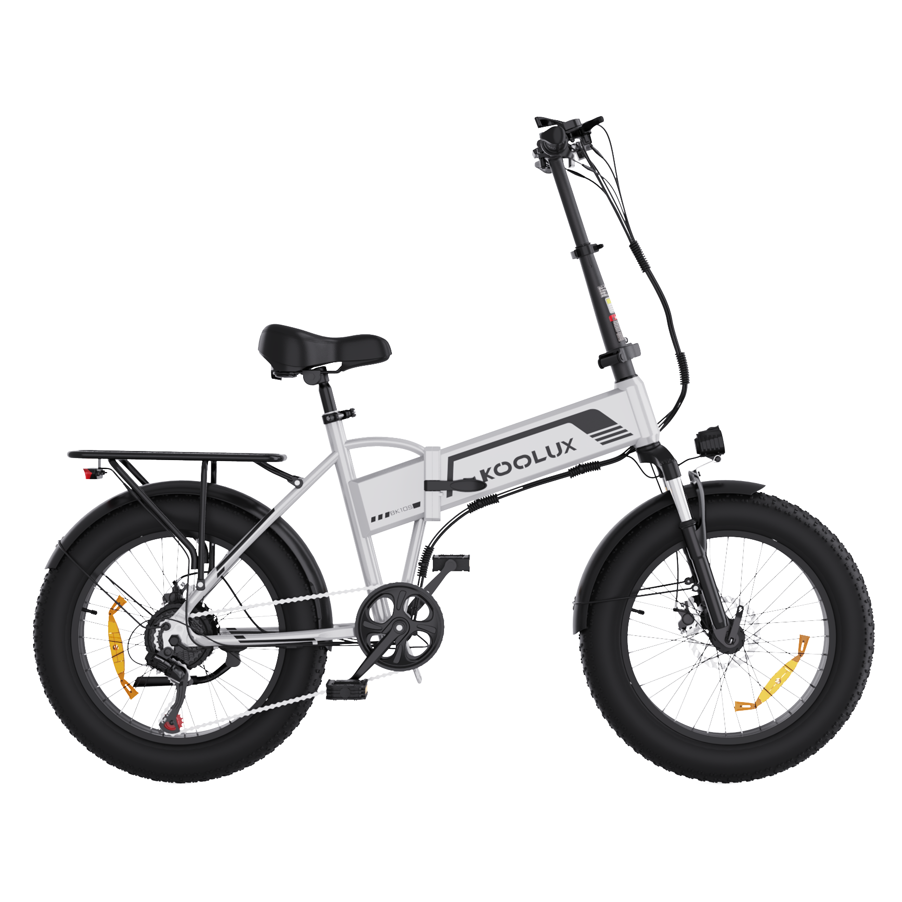 KOOLUX BK10S 48V 13Ah Lithium Battery 20*4.0 Inch Tire Folding Electric Bike