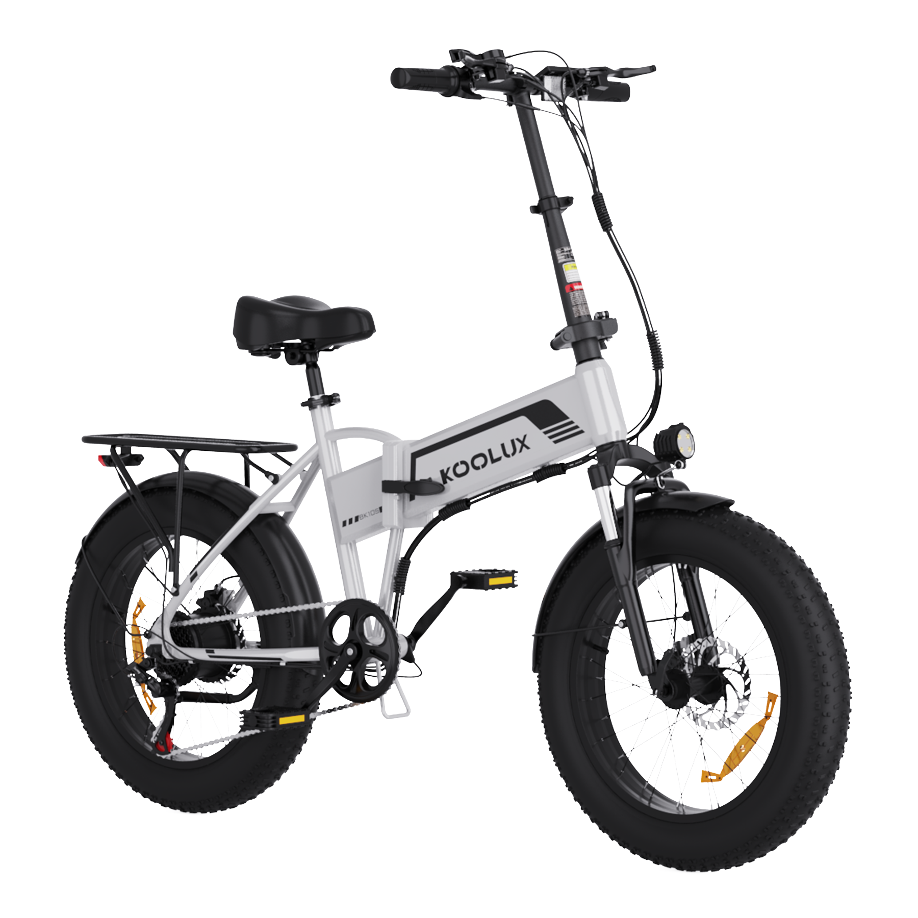 KOOLUX BK10S 48V 13Ah Lithium Battery 20*4.0 Inch Tire Folding Electric Bike