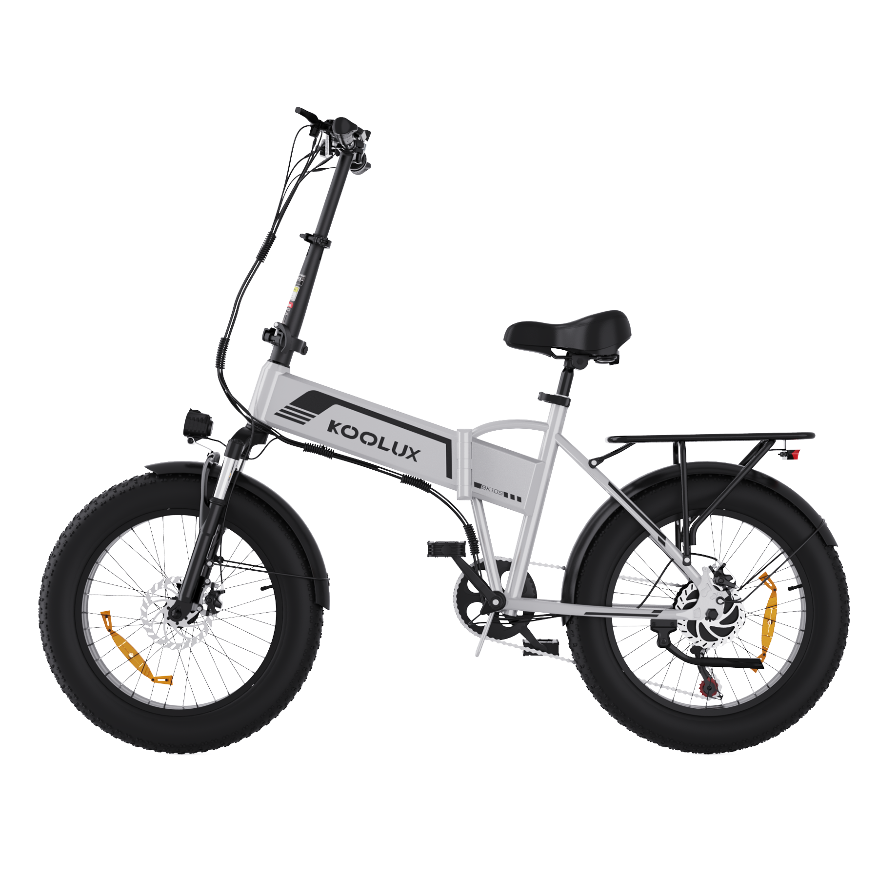 KOOLUX BK10S 48V 13Ah Lithium Battery 20*4.0 Inch Tire Folding Electric Bike