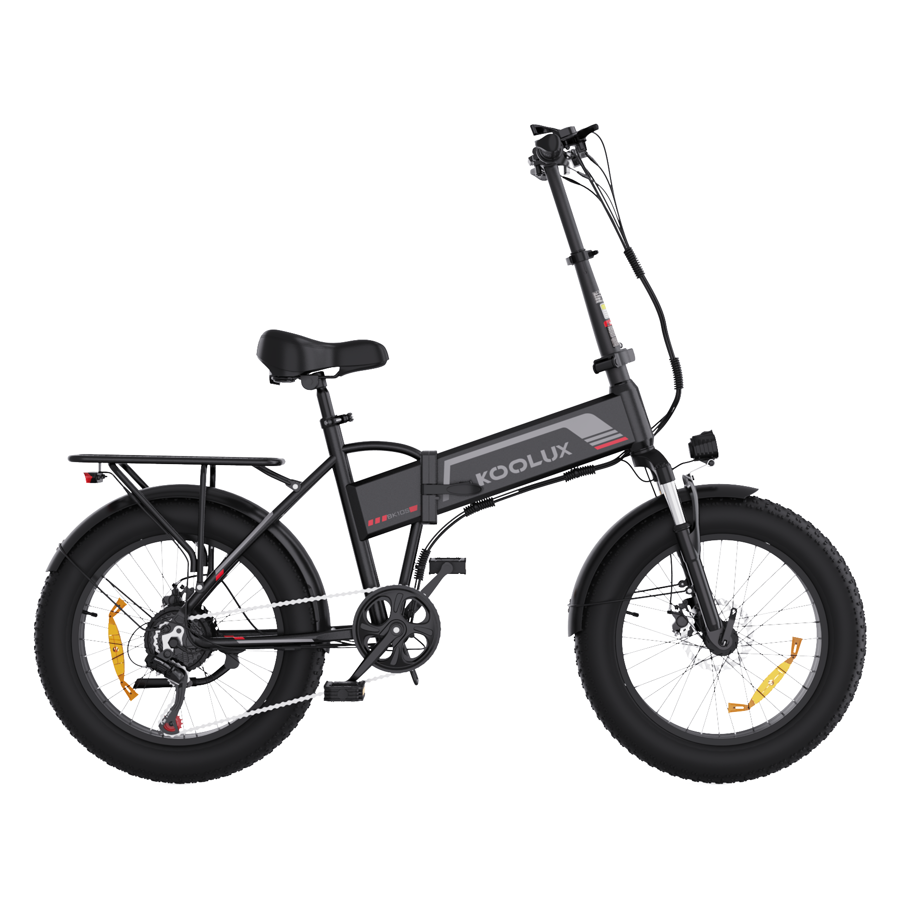 KOOLUX BK10S 48V 13Ah Lithium Battery 20*4.0 Inch Tire Folding Electric Bike