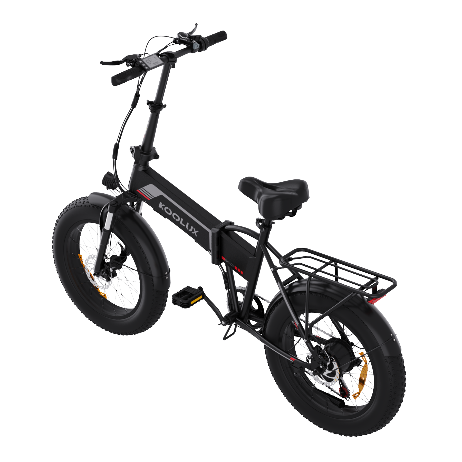 KOOLUX BK10S 48V 13Ah Lithium Battery 20*4.0 Inch Tire Folding Electric Bike