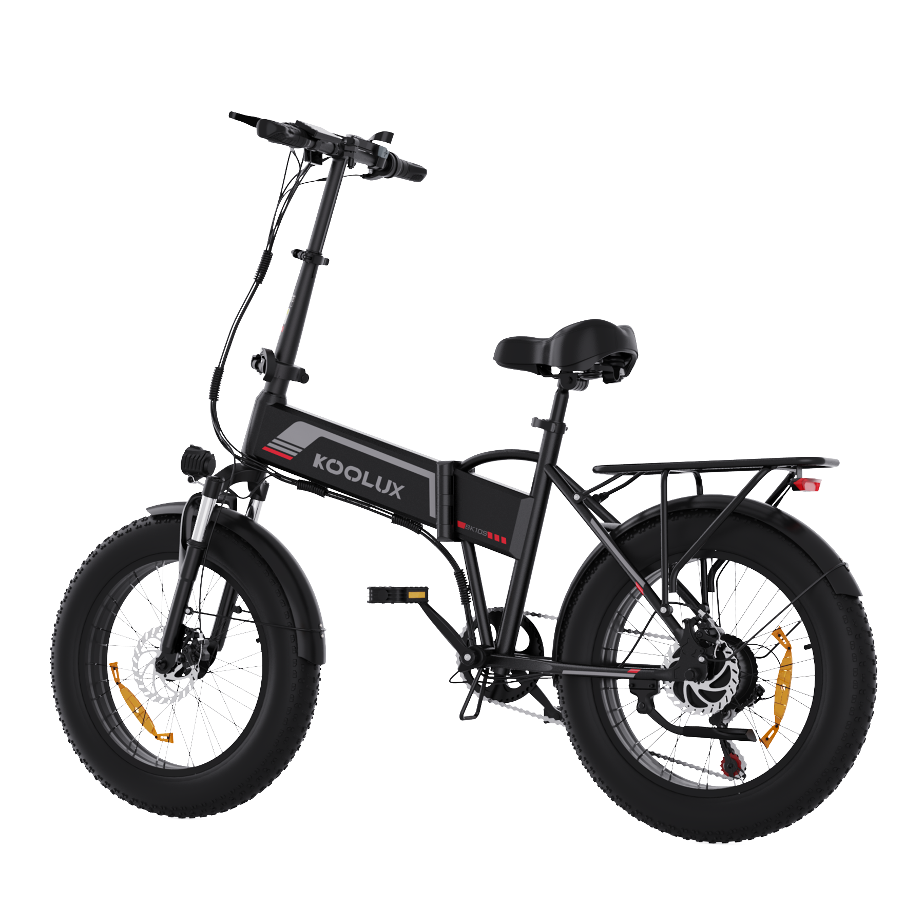 KOOLUX BK10S 48V 13Ah Lithium Battery 20*4.0 Inch Tire Folding Electric Bike