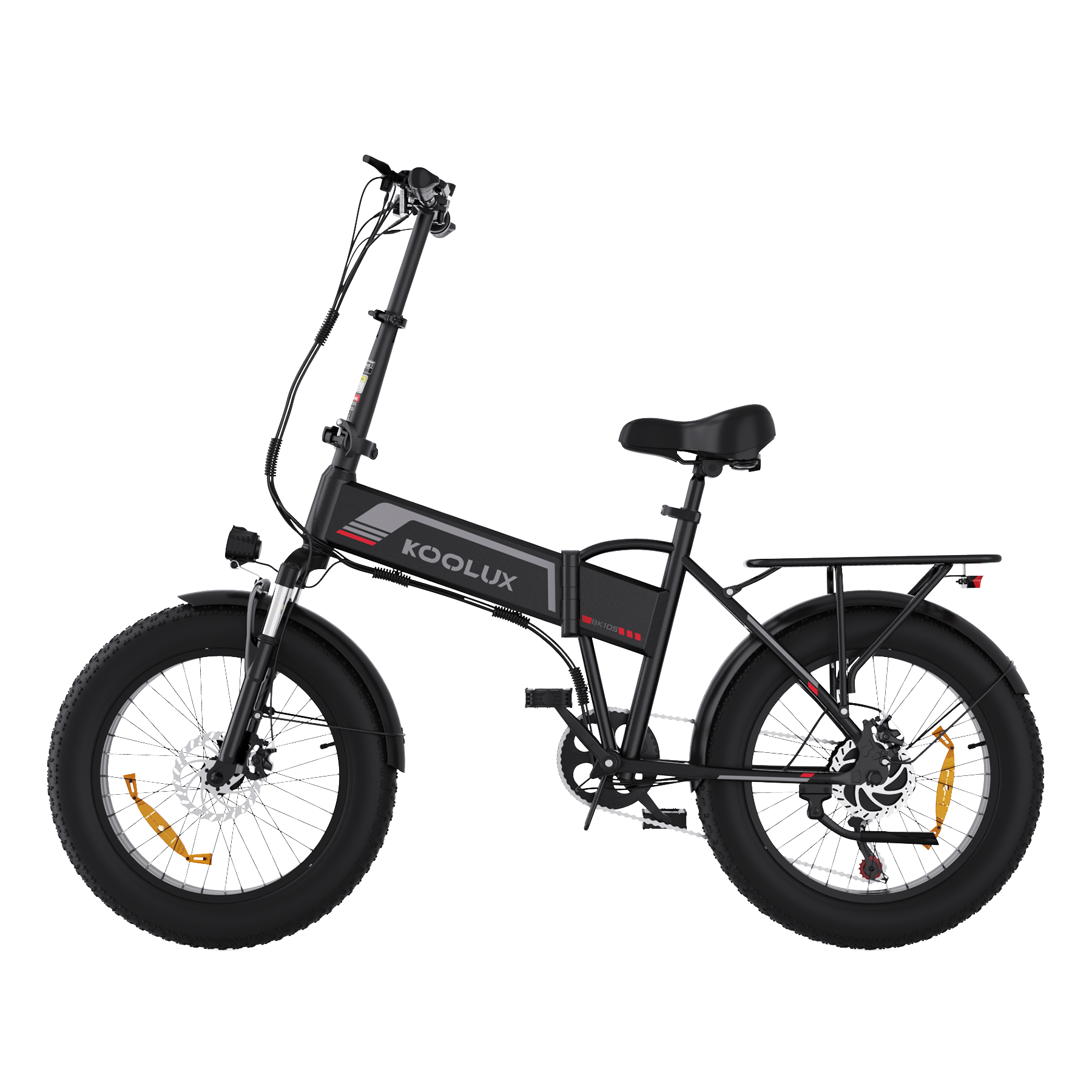 KOOLUX BK10S 48V 13Ah Lithium Battery 20*4.0 Inch Tire Folding Electric Bike