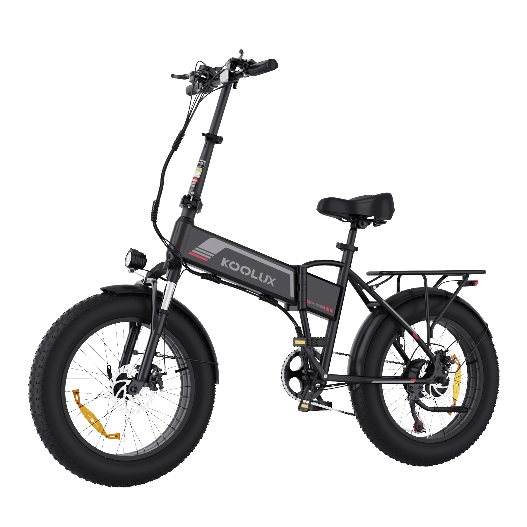 KOOLUX BK10S 48V 13Ah Lithium Battery 20*4.0 Inch Tire Folding Electric Bike
