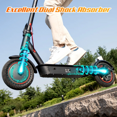 KL-EV10KPRO Bluetooth App control electric scooter 500w 10inch Honeycomb solid tire long range 22 miles fold e- scooter USA EU warehouse Wholesale