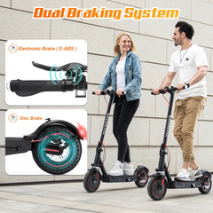 KL-EV10KPRO Bluetooth App control electric scooter 500w 10inch Honeycomb solid tire long range 22 miles fold e- scooter USA EU warehouse Wholesale