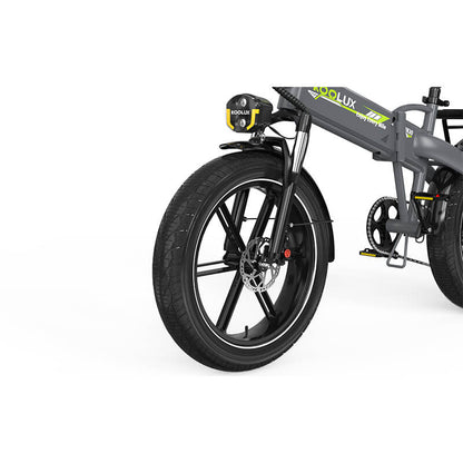 KOOLUX RK10 Bici Elettrica Pieghevole agli Ioni di Litio 48V 13Ah con NFC