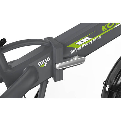 KOOLUX RK10 Bici Elettrica Pieghevole agli Ioni di Litio 48V 13Ah con NFC