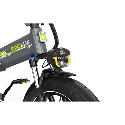 KOOLUX RK10 Bici Elettrica Pieghevole agli Ioni di Litio 48V 13Ah con NFC
