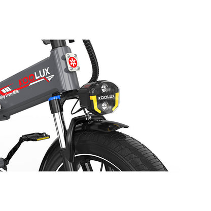 KOOLUX RK10 Bici Elettrica Pieghevole agli Ioni di Litio 48V 13Ah con NFC