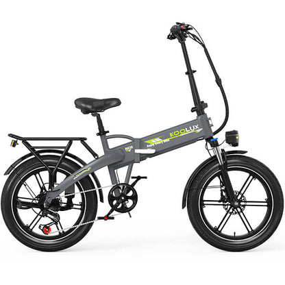 KOOLUX RK10 Bici Elettrica Pieghevole agli Ioni di Litio 48V 13Ah con NFC