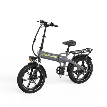 KOOLUX RK10 Bici Elettrica Pieghevole agli Ioni di Litio 48V 13Ah con NFC