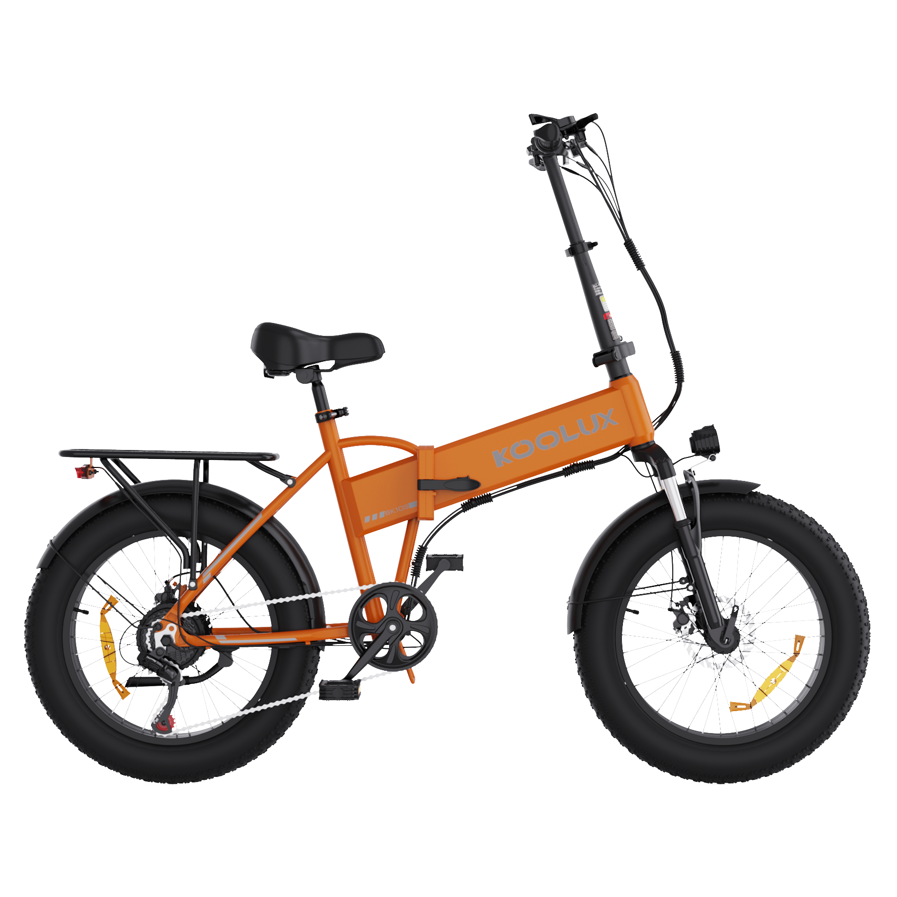 KOOLUX BK10S 48V 13Ah Lithium Battery 20*4.0 Inch Tire Folding Electric Bike