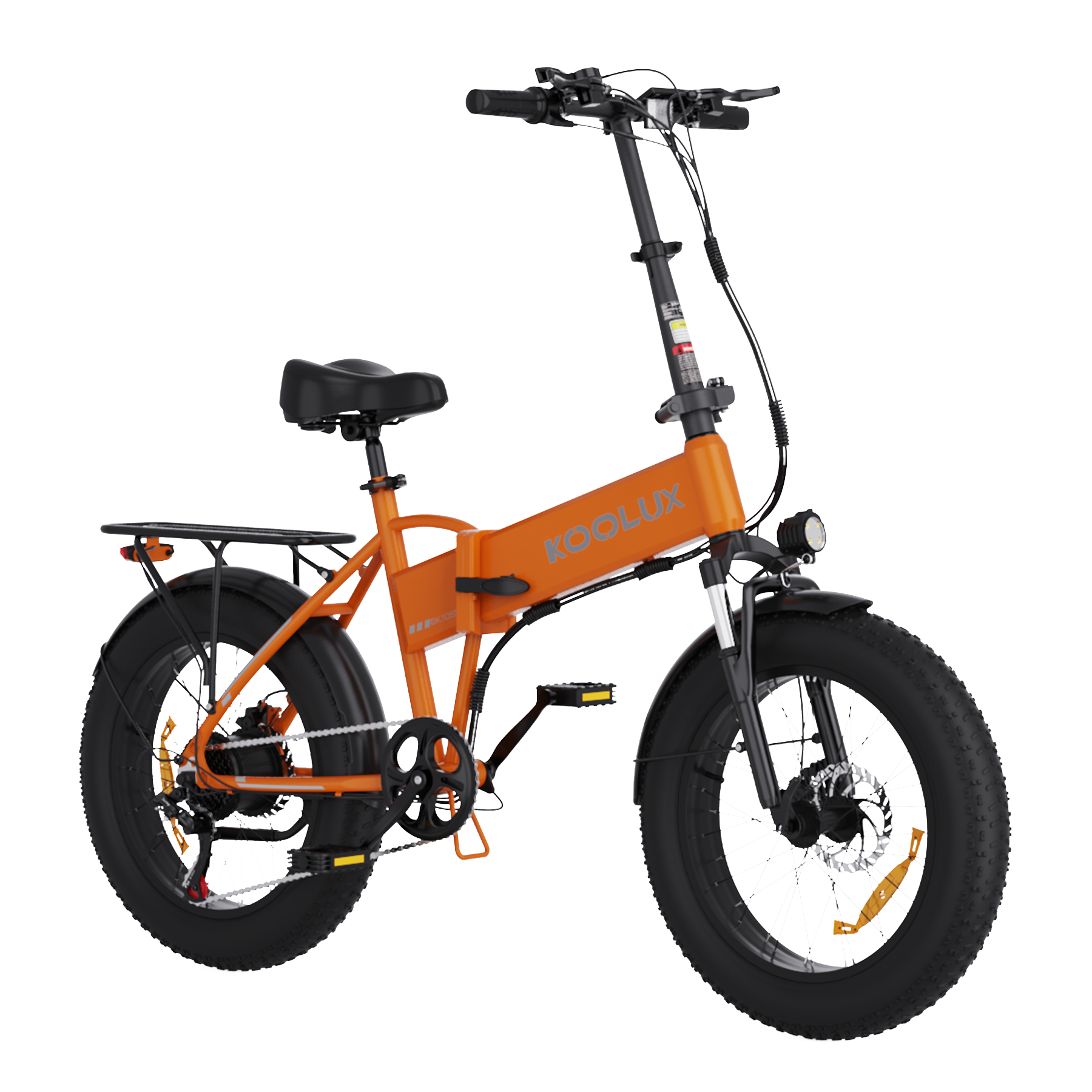 KOOLUX BK10S 48V 13Ah Lithium Battery 20*4.0 Inch Tire Folding Electric Bike